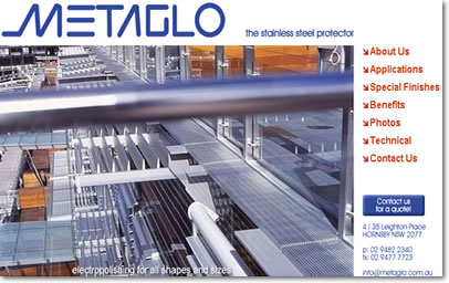 Metaglo Website