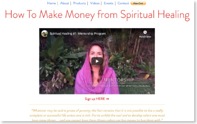 Spiritual Healing Website