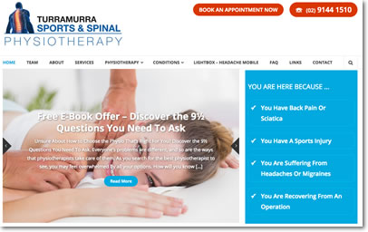 Turramurra Physio Website